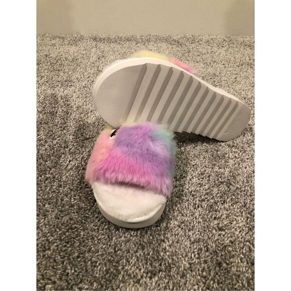 Koolaburra UGG Fuzz Ah Pastel Slides Women’s Size 6 - Picture 6 of 6